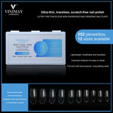 VINIMAY Professional Soft Gel Tips Clear - 552Tips