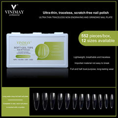 VINIMAY Professional Soft Gel Tips Clear - 552Tips