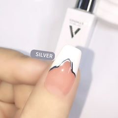 Vinimay Metallic Liner Gel Silver Shine